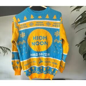 High noon Christmas sweater, hard seltzer, holiday sweater SM READ0
